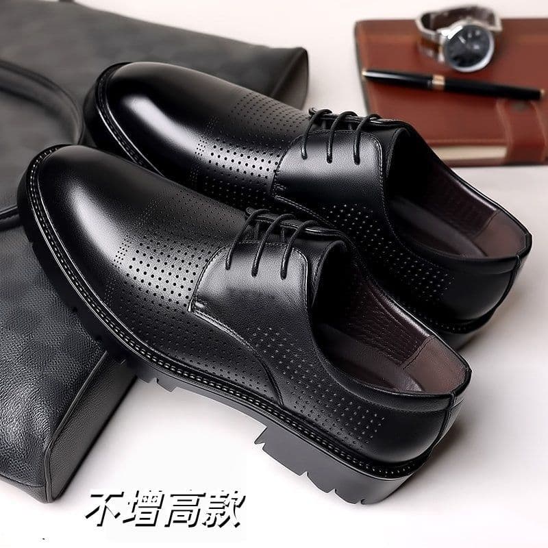 Mark Fox height increasing leather shoes