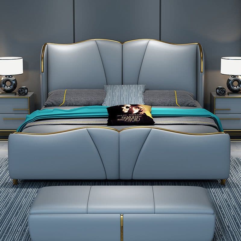 Leather bedframe