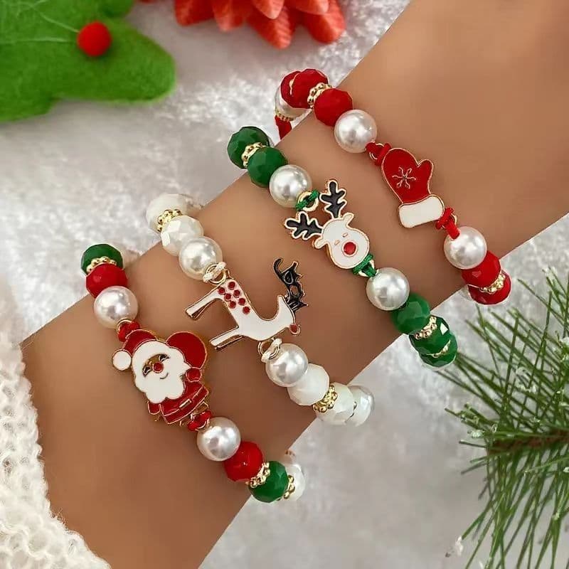 3pcs set Christmas bracelets