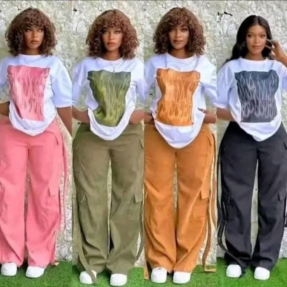 Two-piece Loose Pants