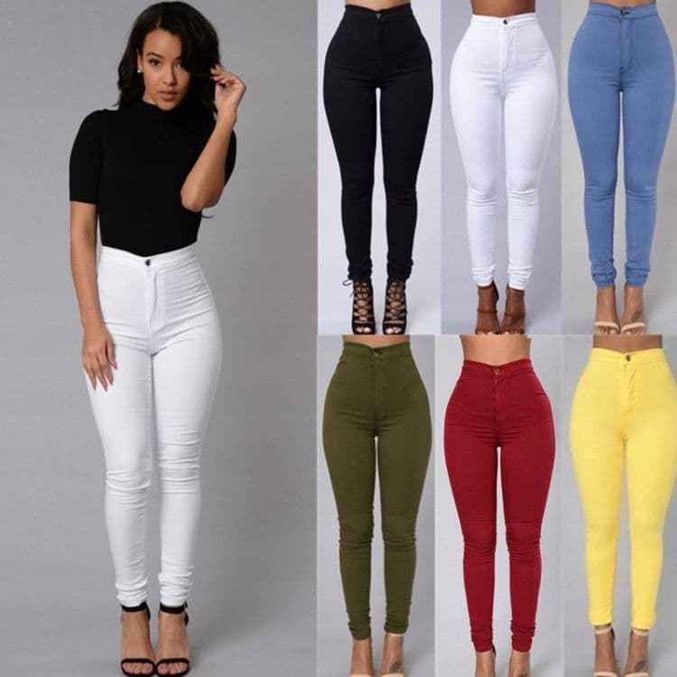 High Waist Skinny Pants