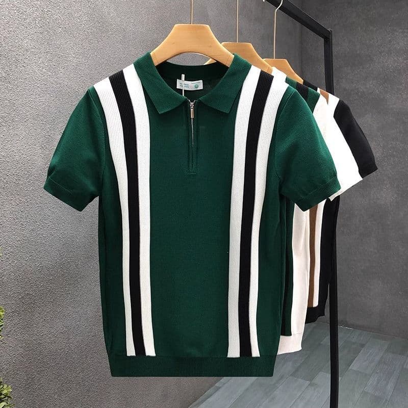 Stripped Short Sleeve