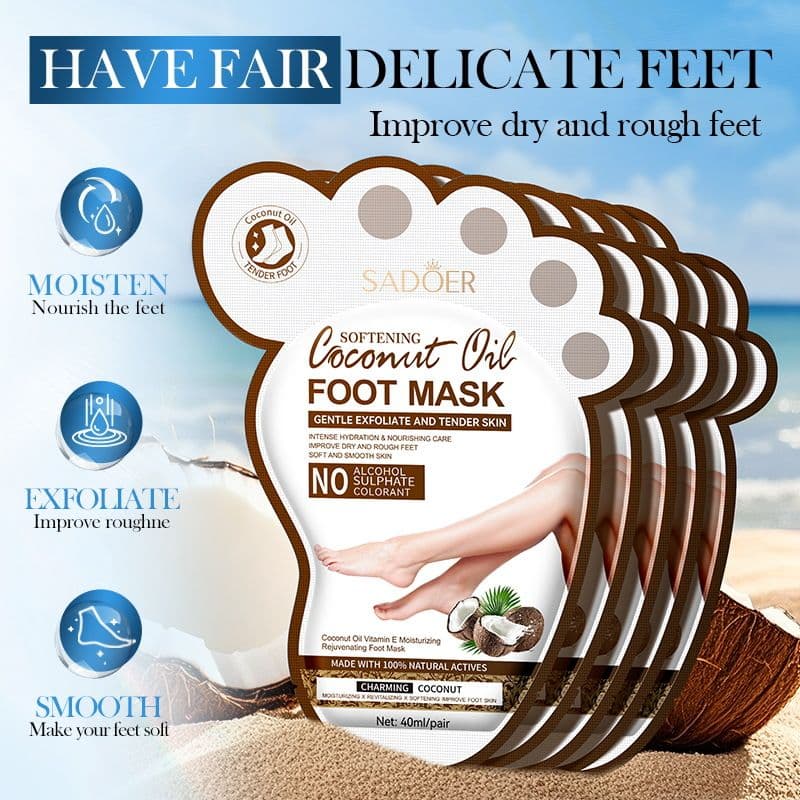 Coconut Oil and Vit E Foot Mask