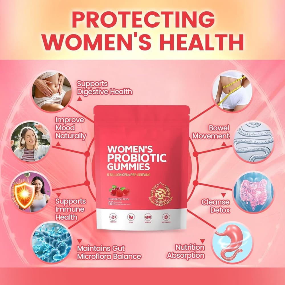 5packs Women's Probiotic Gummies
