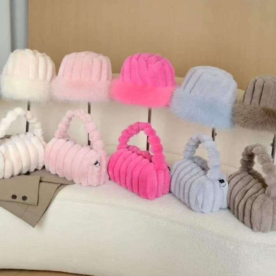 Plush Bag with Hat
