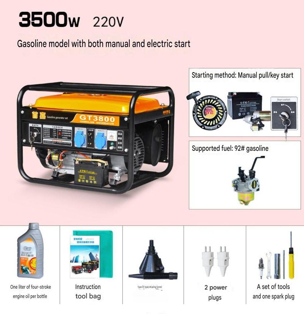 3500W Gasoline Generator