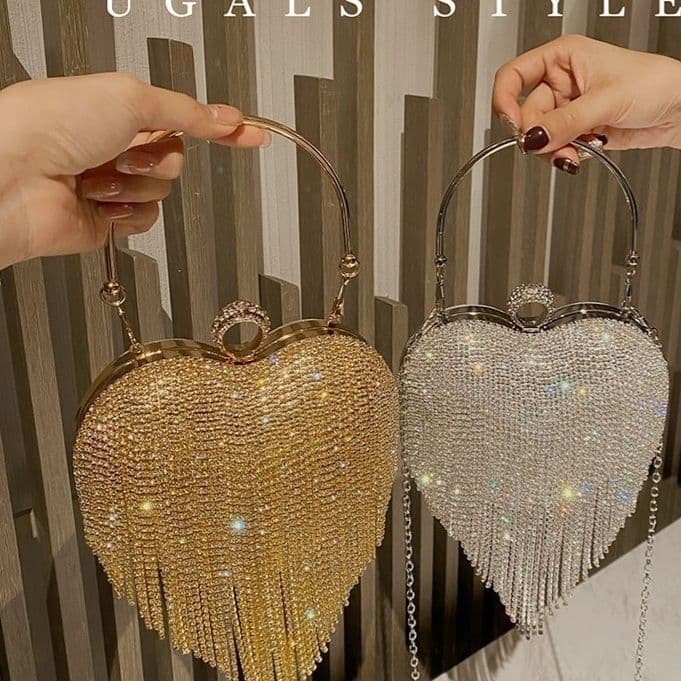 Heart Clutch Purse
