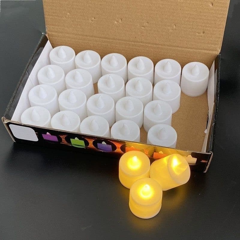 24pcs Set Smokeless Candle