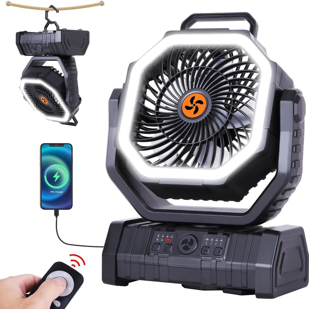 Rechargeable Fan Light