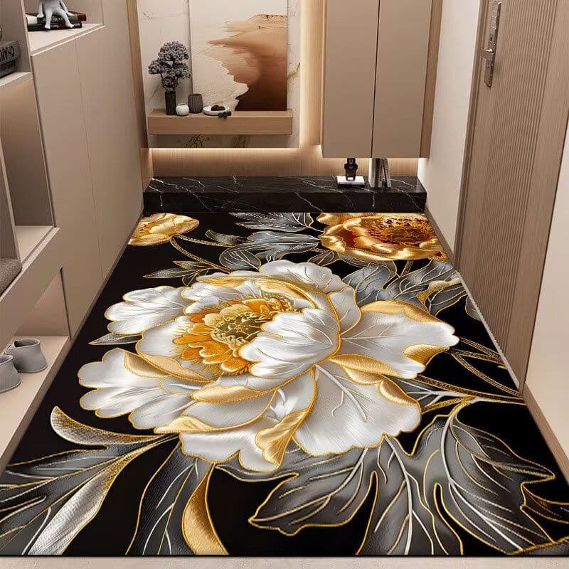 Luxury 3D Flower Carpet