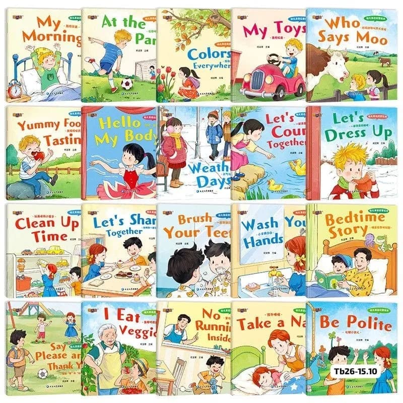 20pcs Set Kids Story Books