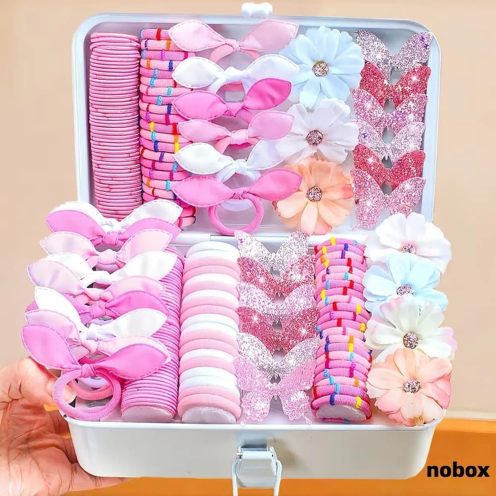 240-piece children's hair accessory set