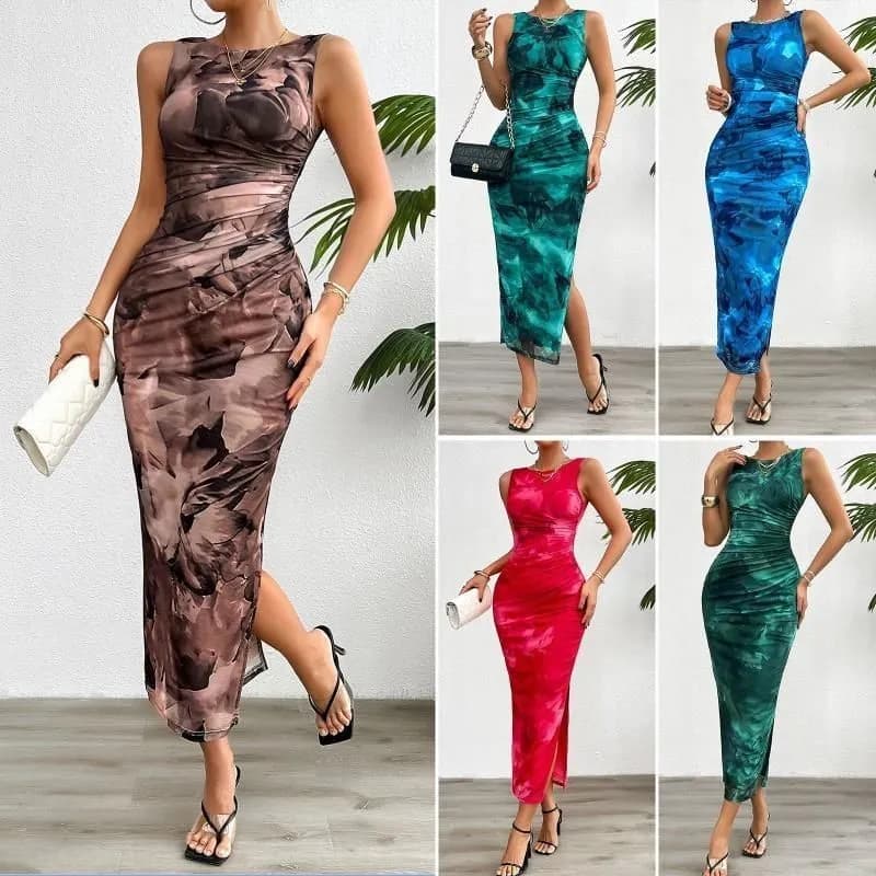 French Slit Dress